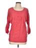 AB Studio Pink Pullover Sweater Size L - photo 1
