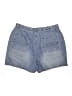 Xhilaration 100% Cotton Blue Denim Shorts Size 22W - photo 2