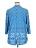 N Touch Blue 3/4 Sleeve Blouse Size XL - photo 2