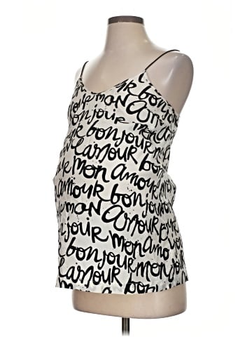A Pea in the Pod Sleeveless Silk Top (view 1)