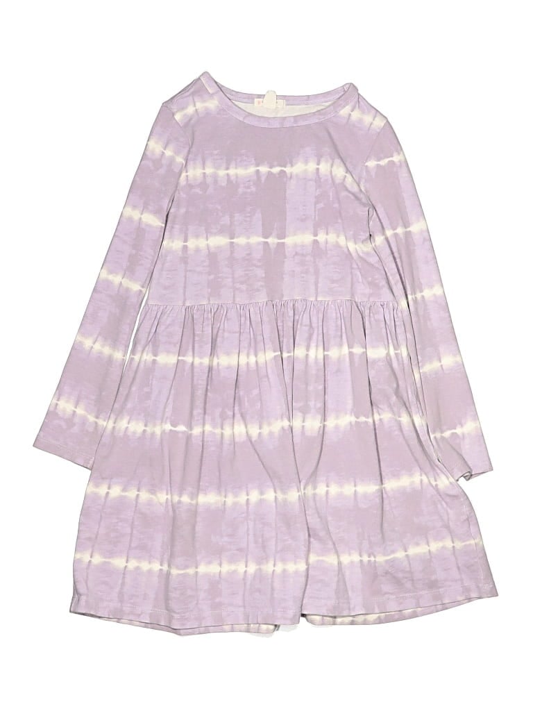 Pre-owned Crewcuts Kids' Dress In Purple