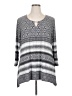 Ruby Rd. Gray 3/4 Sleeve Blouse Size XL - photo 1