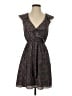 BCBGeneration 100% Polyester Tweed Gray Casual Dress Size XS - photo 1