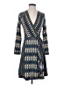 BCBGMAXAZRIA Chevron-herringbone Blue Cocktail Dress Size XS - photo 1