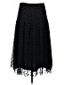 Akris Punto 100% Polyester Polka Dots Black Formal Skirt Size 8 - photo 2