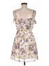Mossimo Supply Co. 100% Polyester Floral Ivory Cocktail Dress Size M - photo 2