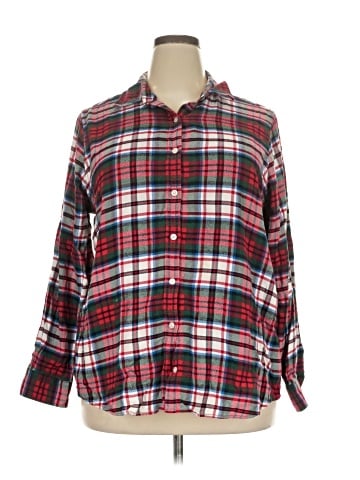 Lands' End Long Sleeve Button-Down Shirt (view 1)