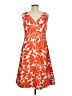 Boden 100% Cotton Orange Cocktail Dress Size 8R - photo 2