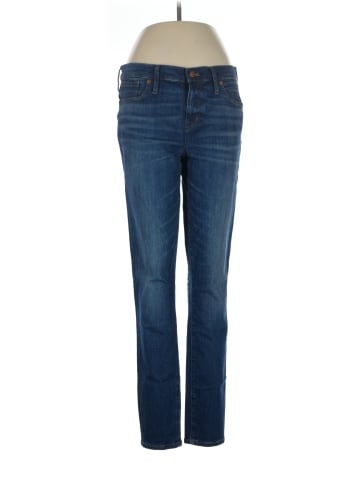 Madewell Tall 8" Skinny Jeans in Ames Wash (view 1)
