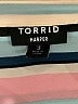 Torrid 100% Polyester Stripes Ivory 3/4 Sleeve Blouse Size 3X Plus (3) - photo 7