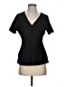 Vince Camuto Black Short Sleeve Top Size S - photo 1