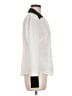 Essentials by Milano 100% Polyester Color Block Ivory Long Sleeve Blouse Size M - photo 4