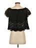 Stradivarius Black Short Sleeve Blouse Size S - photo 2