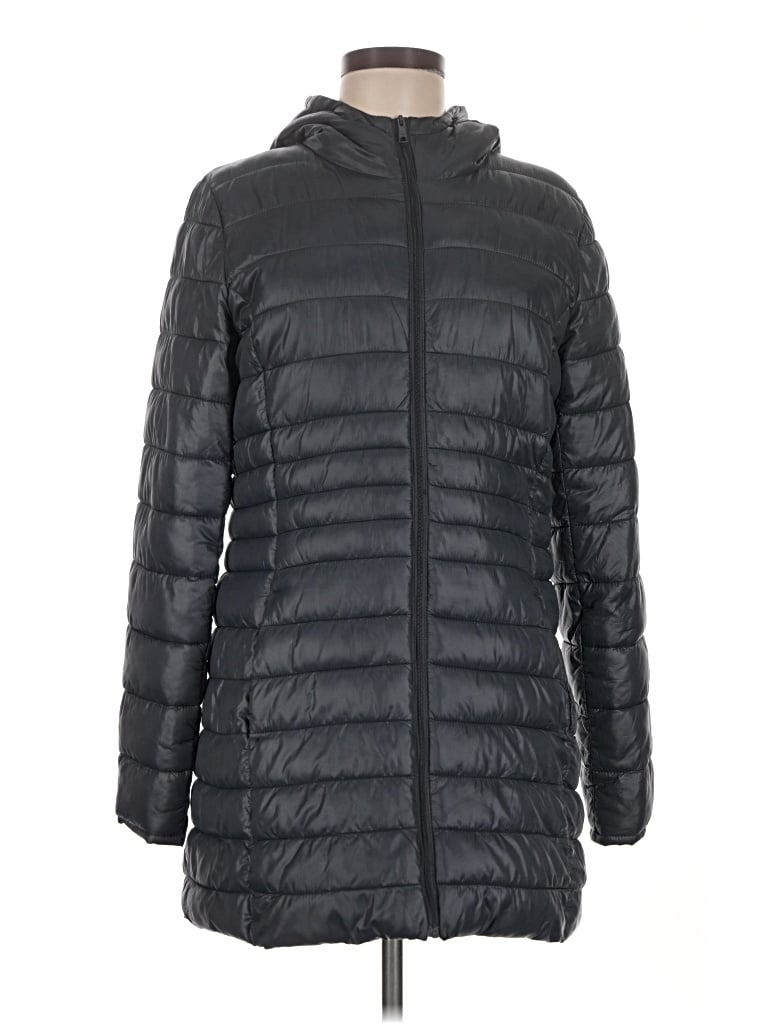 Pre-owned Old Navy Snow Jacket In Black