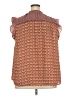 DR2 100% Polyester Orange Sleeveless Blouse Size 2X - photo 2