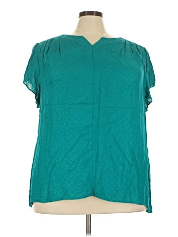 Cj Banks Short Sleeve Blouse (view 1)