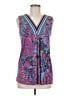 Soft Surroundings Teal Sleeveless Blouse Size M - photo 1