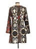 Win Win Paisley Brown Casual Dress Size L - photo 2