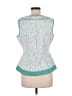 Appraisal Teal Sleeveless Blouse Size M - photo 2