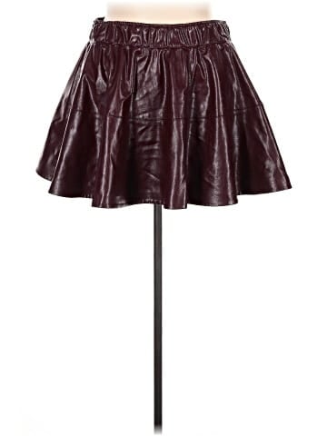 H&M Faux Leather Skirt (view 1)