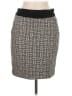 DKNY Houndstooth Black Silver Casual Skirt Size 6 - photo 1