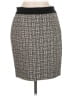 DKNY Houndstooth Black Silver Casual Skirt Size 6 - photo 2