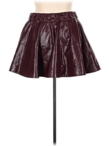 H&M Faux Leather Skirt (view 2)