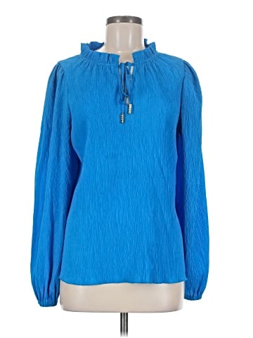 DKNY Long Sleeve Blouse (view 1)