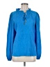 DKNY 100% Polyester Blue Long Sleeve Blouse Size M - photo 1