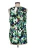 Appraisal 100% Polyester Green Sleeveless Blouse Size M - photo 2