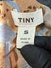 Tiny 100% Rayon Animal Print Brown Long Sleeve Blouse Size S - photo 7