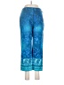 Bamboo Traders Paisley Blue Active Pants Size 6 - photo 1