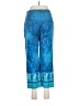 Bamboo Traders Paisley Blue Active Pants Size 6 - photo 2