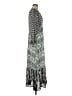 Chico's Print Green Casual Dress Size Med (1.5) - photo 4