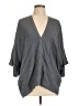 Love Quotes Gray 3/4 Sleeve Blouse Size L (estimated) - photo 1