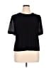 CeCe Black Short Sleeve T-Shirt Size XL - photo 1