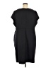 Lands' End Solid Black Blue Casual Dress Size 24 - photo 2