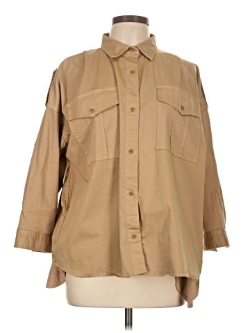 Alex Mill 3/4 Sleeve Button-Down Shirt (view 1)