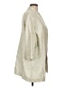 misook Ivory Silk Blazer Size L (estimated) - photo 4