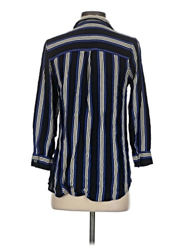 Topshop Long Sleeve Button-Down Shirt (view 2)