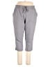 St. John's Bay 100% Polyester Solid Gray Casual Pants Size L - photo 1