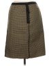 Derek Lam 100% Wool Houndstooth Brown Wool Skirt Size 6 - photo 2