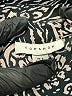 Topshop 100% Polyester Animal Print Black Long Sleeve Blouse Size 8 - photo 7