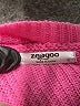 Zeagoo 100% Acrylic Color Block Pink Turtleneck Sweater Size S - photo 7
