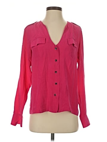 Ulla Johnson Long Sleeve Silk Top (view 1)