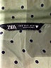 Zara Polka Dots Green Short Sleeve Blouse Size S - photo 7