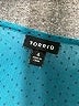 Torrid 100% Polyester Teal Cocktail Dress Size 4X Plus (4) - photo 7