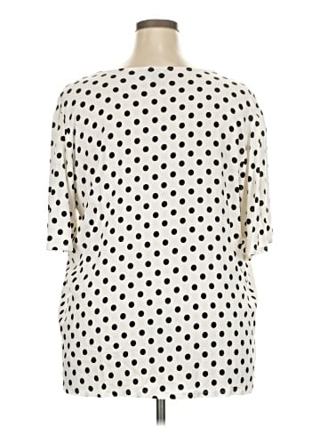 Jones New York Signature Short Sleeve Blouse (view 2)