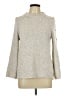 Alya Tweed Tan Turtleneck Sweater Size L - photo 1