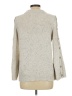 Alya Tweed Tan Turtleneck Sweater Size L - photo 2